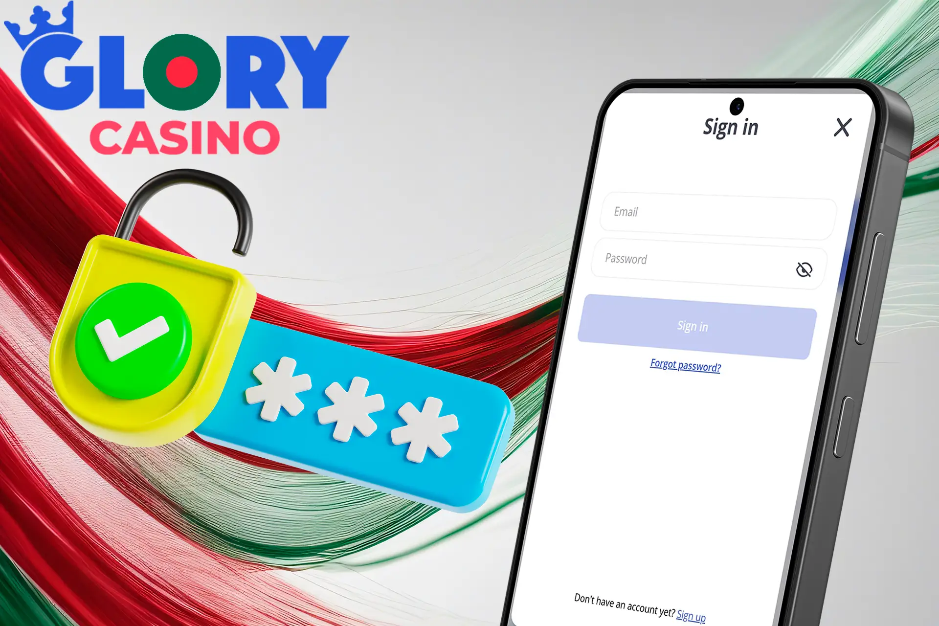 Login to your account at Glory Casino Bangladesh