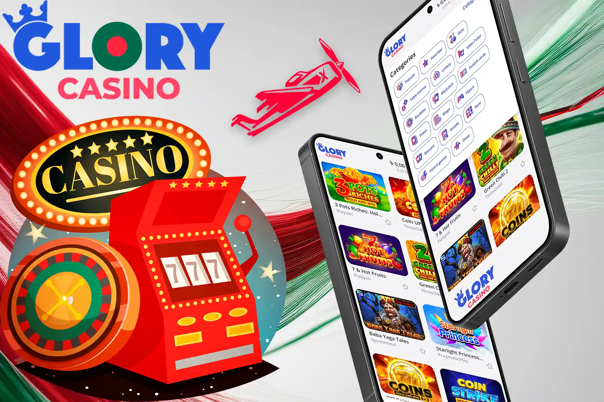 Lots of top casino games