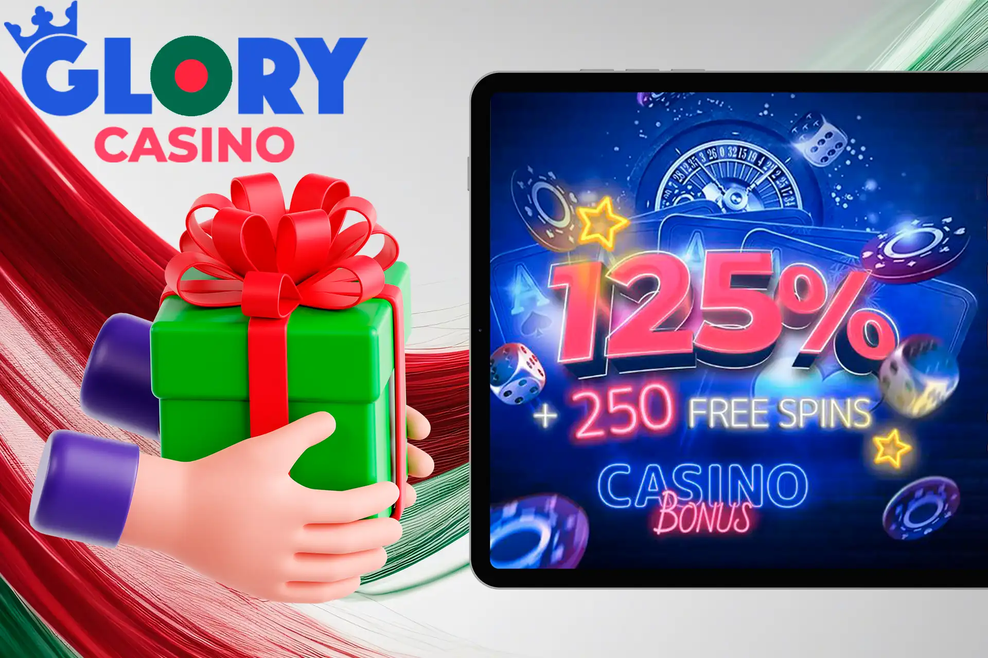 Claim your welcome bonus 125% and 250 free spins